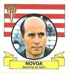Liga 85-86. Novoa (Real Sporting de Gijón). Ediciones Este.