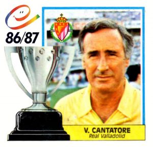 Liga 86-87. Cantatore (Real Valladolid). Ediciones Este.