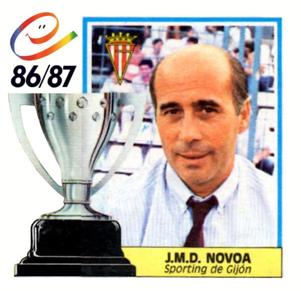 Liga 86-87. J.M.D. Novoa (Real Sporting de Gijón). Ediciones Este.