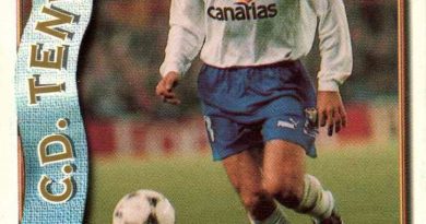 Las fichas de la Liga 96-97. Nº 82. Chano (C. D. Tenerife). Editorial Mundicromo.