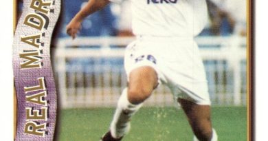 Las fichas de la Liga 96-97. Nº 95. Víctor (Real Madrid). Editorial Mundicromo.