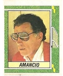 Liga 84-85. Amancio (Real Madrid). Ediciones Este.