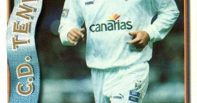 Las fichas de la Liga 96-97. Nº 84. Alexis (C. D. Tenerife). Editorial Mundicromo.