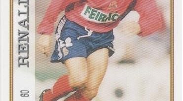 Las fichas de la Liga 97-98. N.º 60. Renaldo (R.C. Deportivo de La Coruña). Editorial Mundicromo.