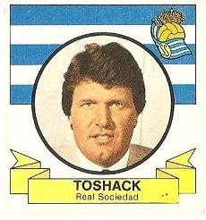 Liga 85-86. Toshack (Real Sociedad). Ediciones Este.