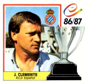 Liga 86-87. J. Clemente (R.C.D. Español). Ediciones Este.