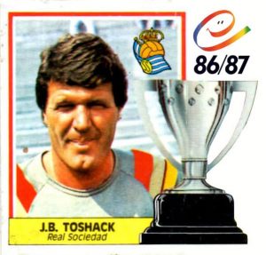 Liga 86-87. J.B. Toshack (Real Sociedad). Ediciones Este.
