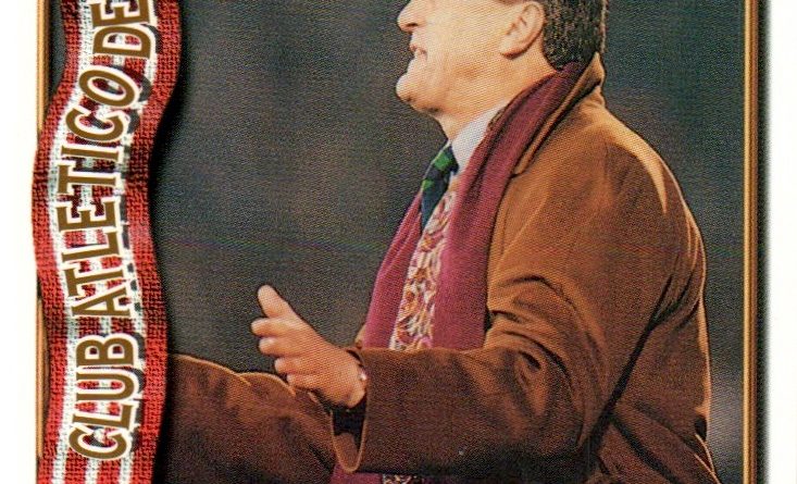 Las fichas de la Liga 96-97. Nº 2. Antic (Atlético de Madrid). Editorial Mundicromo.
