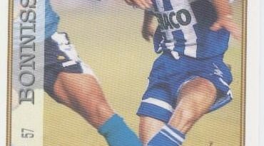 Las fichas de la Liga 97-98. N.º 57. Bonnissel (R.C. Deportivo de La Coruña). Editorial Mundicromo.