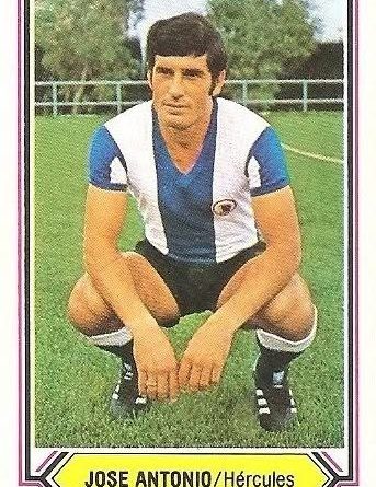 Liga 80-81. José Antonio (Hércules C.F.). Ediciones Este.
