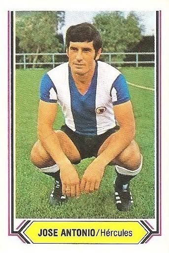 Liga 80-81. José Antonio (Hércules C.F.). Ediciones Este.