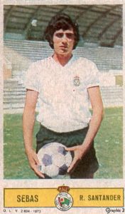 Liga 73-74. Sebas (Racing de Santander). Ediciones Este. 📸: Toni Izaro.