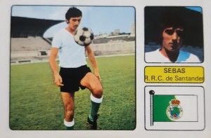 Liga 73-74. Sebas (Racing de Santander). Editorial Fher. 📸: Toni Izaro.