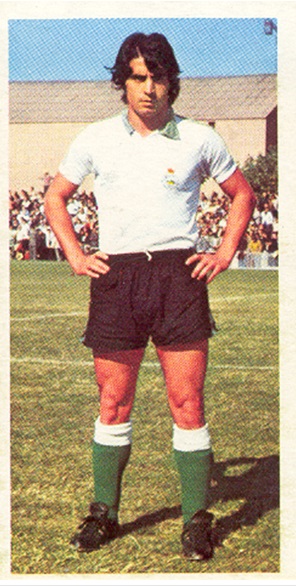 Liga 75-76. Sebas (Real Racing Club de Santander). Ediciones Este. 📸: Toni Izaro.