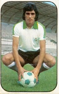 Liga 76-77. Sebas (Racing de Santander). Ediciones Este. 📸: Toni Izaro.
