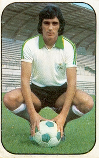 Liga 76-77. Sebas (Racing de Santander). Ediciones Este. 📸: Toni Izaro.