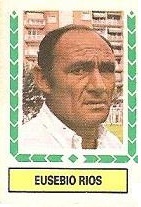 Liga 83-84. Eusebio Ríos (Real Murcia). Ediciones Este.
