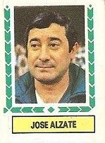 Liga 83-84. José Alzate (Real Betis). Ediciones Este.