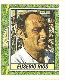 Liga 84-85. Eusebio Ríos (Real Murcia). Ediciones Este.