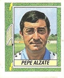 Liga 84-85. Pepe Alzate (Real Betis). Ediciones Este.
