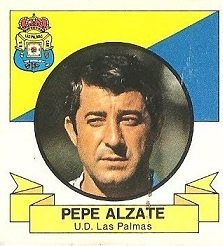 Liga 85-86. Pepe Alzate (U. D. Las Palmas). Ediciones Este.