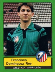 Rey (Atlético Madrileño). 📸: Cromo-Montaje del Grupo de Facebook Nuestros álbumes de cromos.