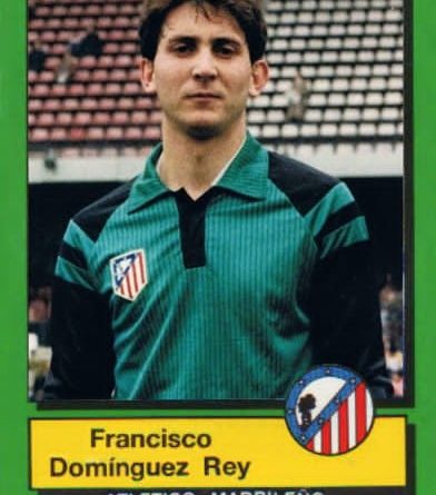 Rey (Atlético Madrileño). 📸: Cromo-Montaje del Grupo de Facebook Nuestros álbumes de cromos.