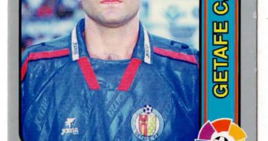 1995 Fútbol Total. N.º 278. Angelín (Getafe C. F.). Editorial Mundicromo.