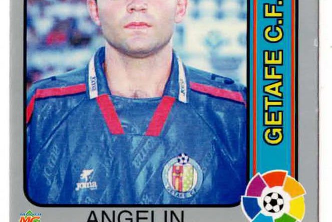 1995 Fútbol Total. N.º 278. Angelín (Getafe C. F.). Editorial Mundicromo.