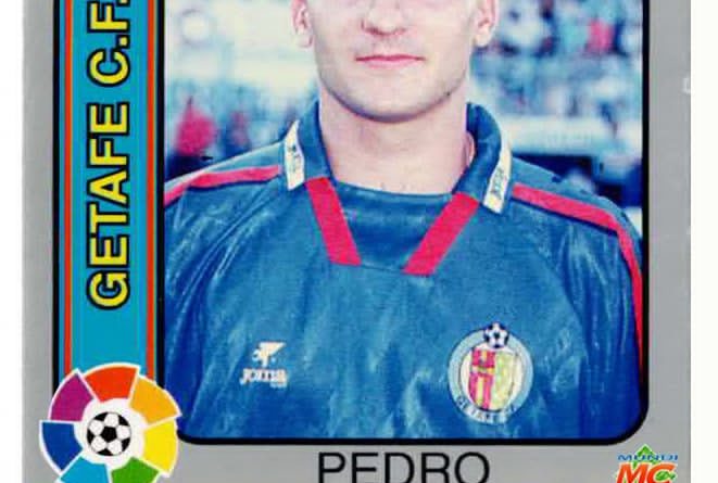 1995 Fútbol Total. N.º 278. Pedro (Getafe C. F.). Editorial Mundicromo.