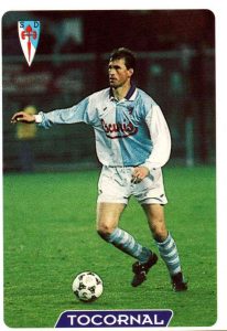 Las fichas de la Liga 95-96. Nº 277. Tocornal (S. D. Compostela). Editorial Mundicromo.