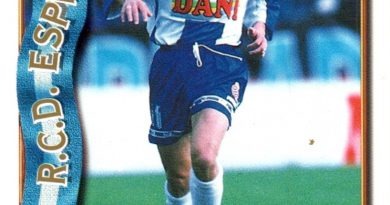Las fichas de la Liga 96-97. Nº 72. Lardín (R. C. D. Espanyol). Editorial Mundicromo.