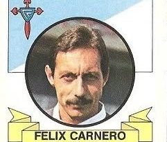 Liga 85-86. Felix Carnero (Real Club Celta de Vigo). Ediciones Este.