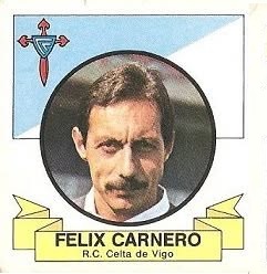 Liga 85-86. Felix Carnero (Real Club Celta de Vigo). Ediciones Este.